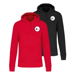 Sweat à capuche Rouge ou Noir COBSE Handball