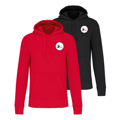 Sweat à capuche Rouge ou Noir COBSE Handball