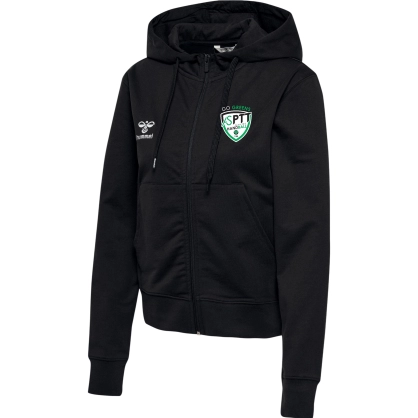Veste coton avec capuche HUMMEL noir adulte - ASPTT