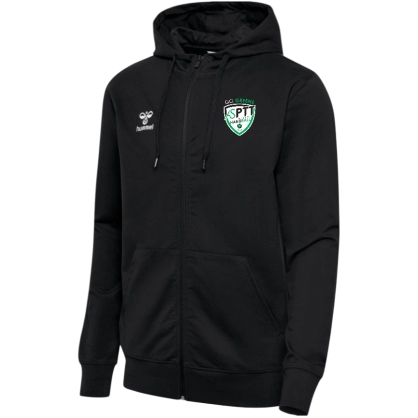 Veste coton avec capuche HUMMEL noir adulte - ASPTT
