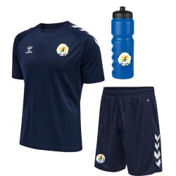 Pack Adulte Maillot + Short + Gourde bleue Hummel HBC SENS