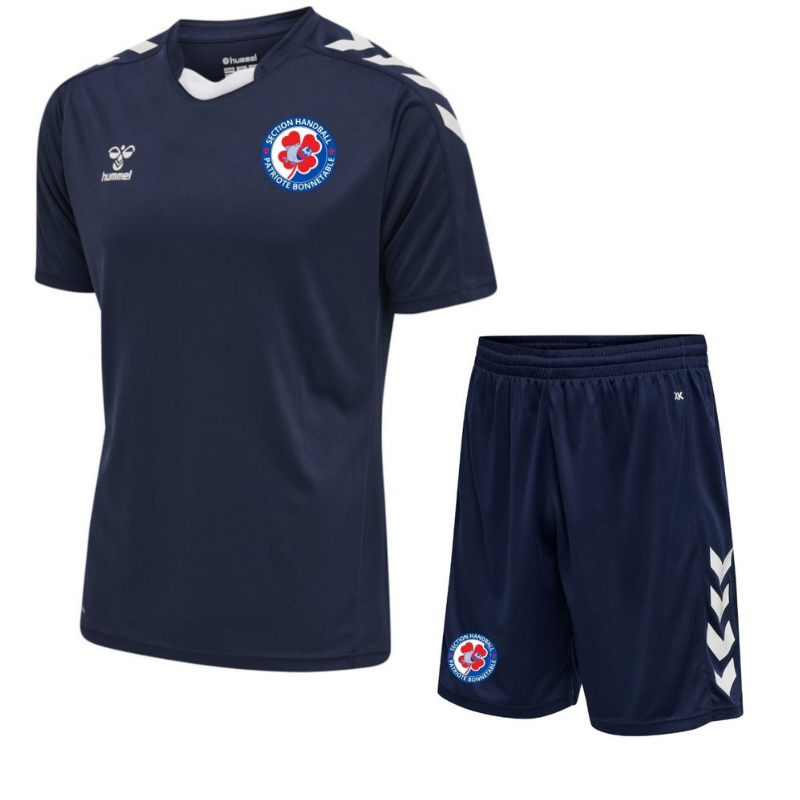 Pack Maillot marine + Short marine Hummel Patriote de Bonnétable