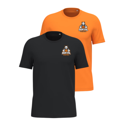 T-shirt Noir ou Orange COC Basket