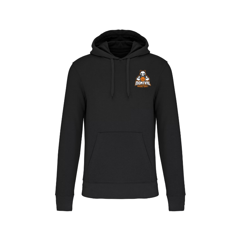 Sweat à capuche Noir COC Basket