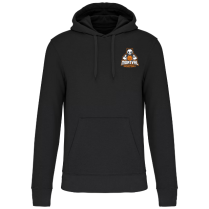 Sweat à capuche Noir COC Basket
