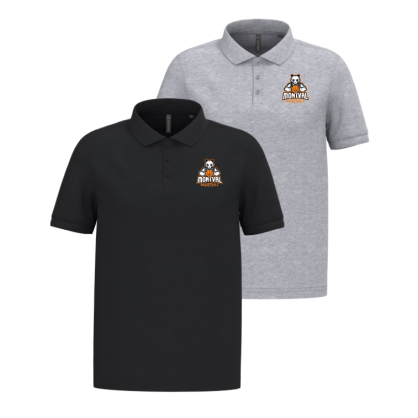 Polo Noir ou Gris COC Basket