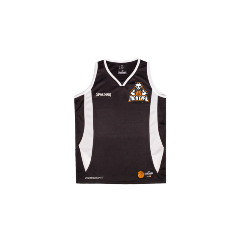 Maillot noir Spalding COC Basket