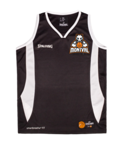 Maillot noir Spalding COC Basket