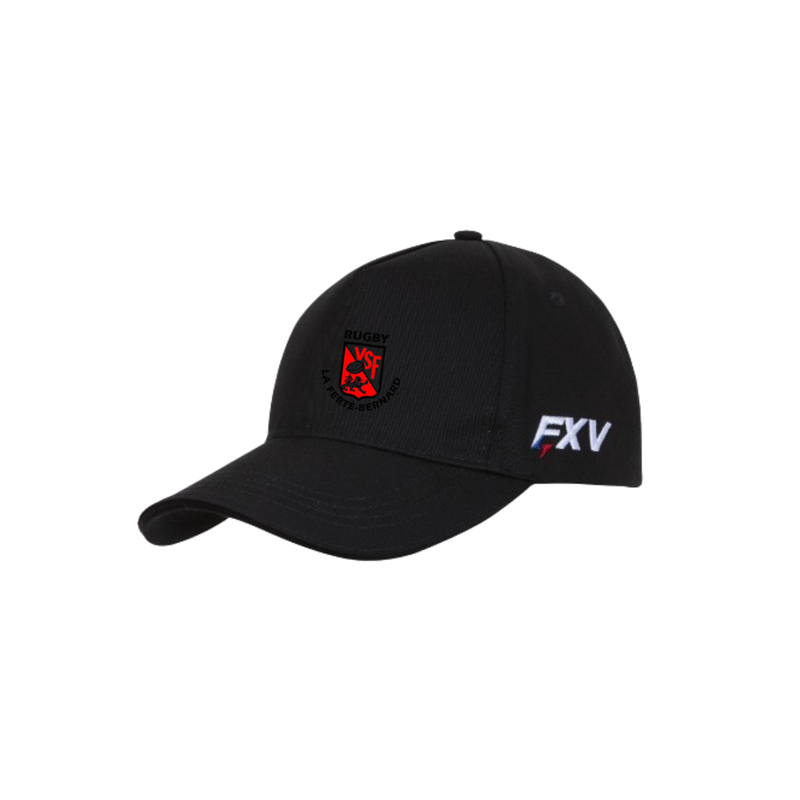 Casquette Force XV Noir VSF Rugby (logo brodé)