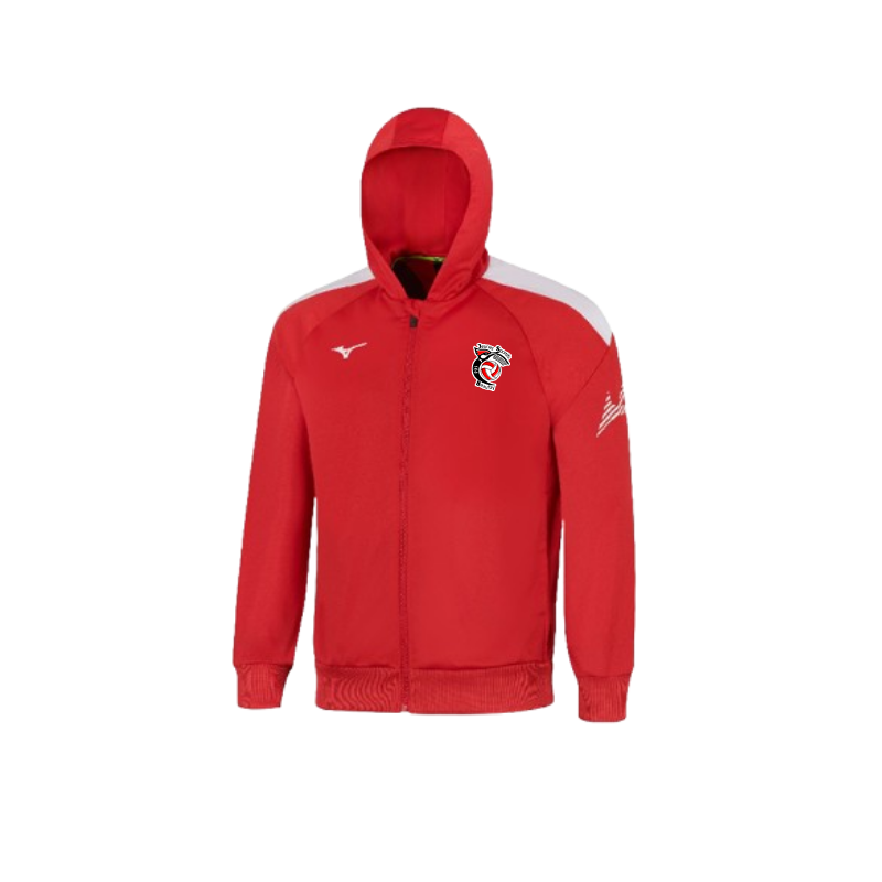 Sweat à capuche Mizuno Rouge JS Beaufay Volley-ball
