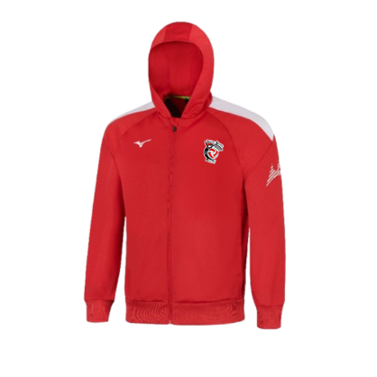 Sweat à capuche Mizuno Rouge JS Beaufay Volley-ball