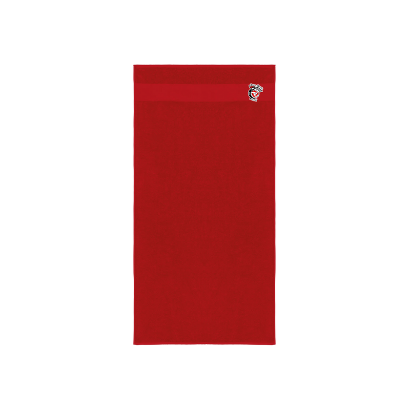 Serviette Rouge JS Beaufay Volley-ball (logo brodé)