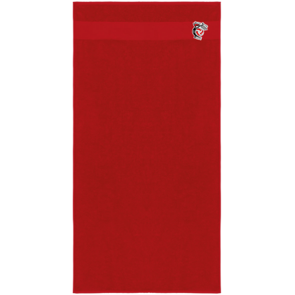 Serviette Rouge JS Beaufay Volley-ball (logo brodé)