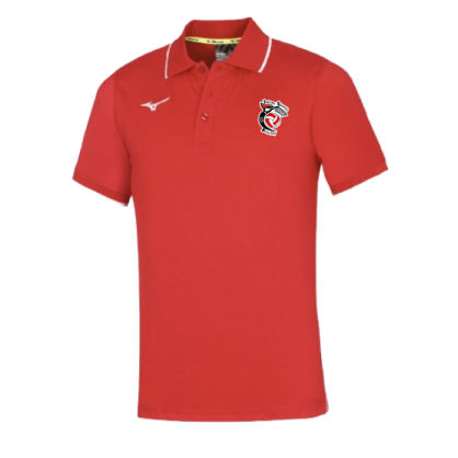 Polo Mizuno Rouge JS Beaufay Volley-ball
