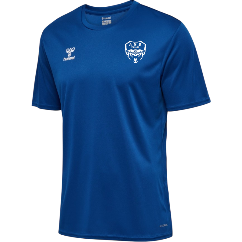 Maillot d'entrainement HUMMEL bleu Adulte - AHB VALLET