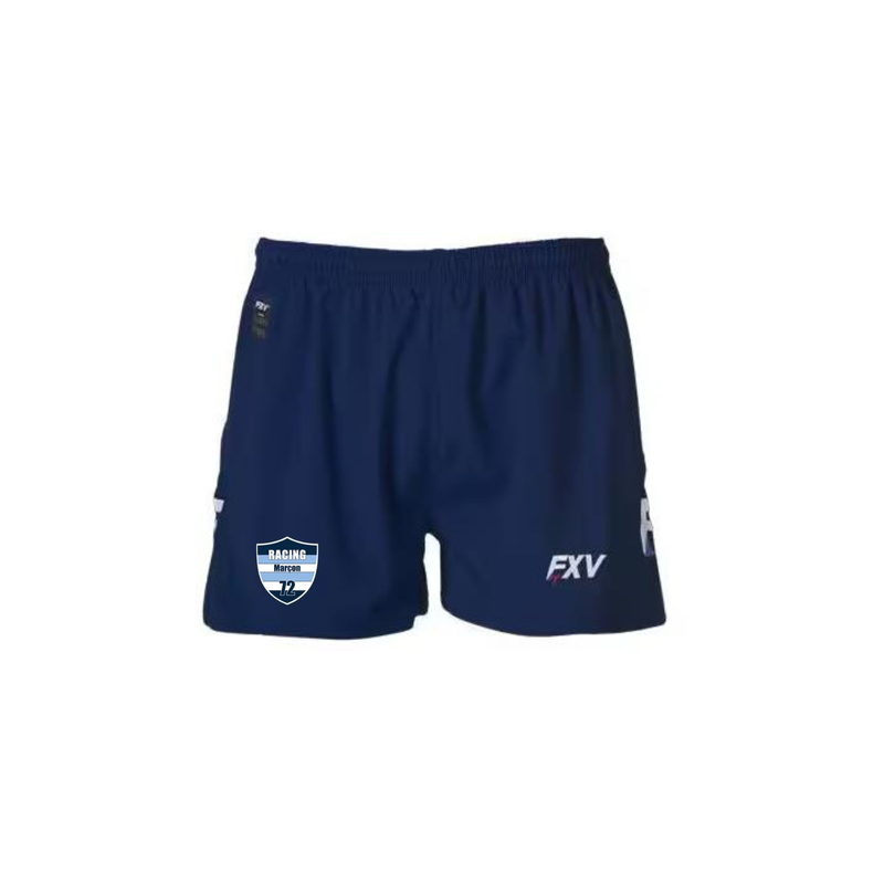 Short d'entrainement Force XV Bleu marine Racing Marçon 72