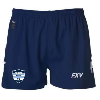 Short d'entrainement Force XV Bleu marine Racing Marçon 72