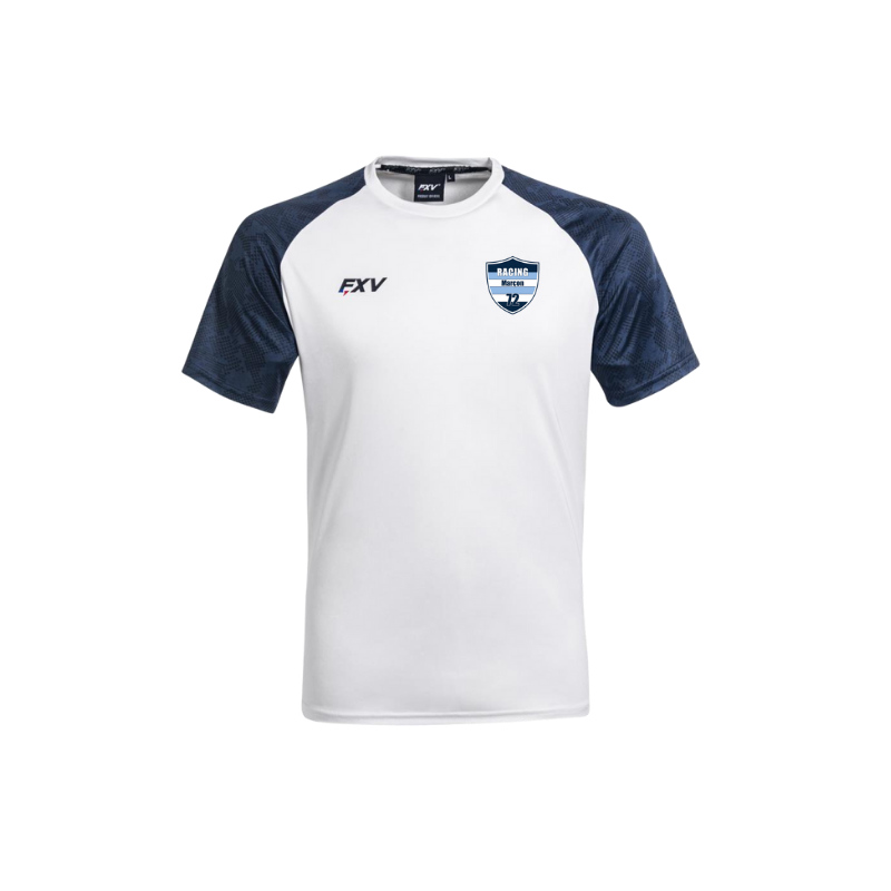 Maillot Adulte Force XV Blanc/Bleu marine Racing Marçon 72