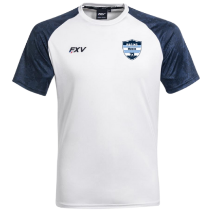 Maillot Adulte Force XV Blanc/Bleu marine Racing Marçon 72