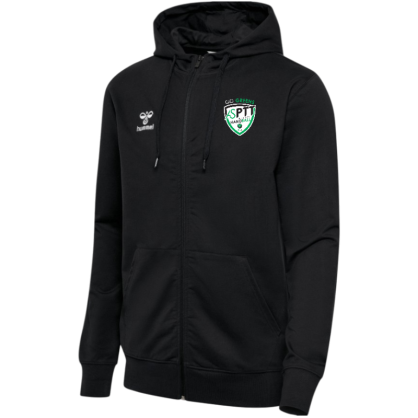 Veste coton avec capuche HUMMEL noir enfant - ASPTT