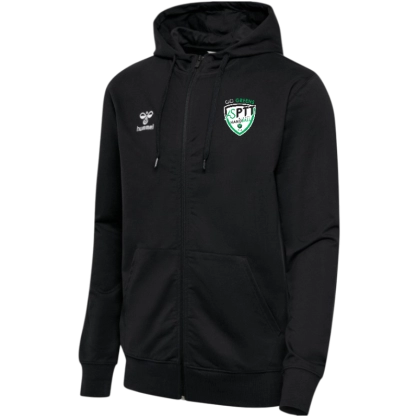 Veste coton avec capuche HUMMEL noir enfant - ASPTT