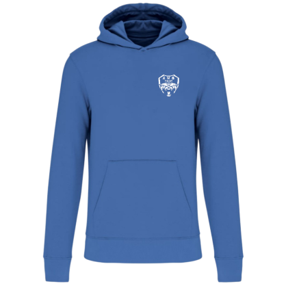 Sweat à capuche coton Ecoresponsable bleu Enfant - AHB VALLET