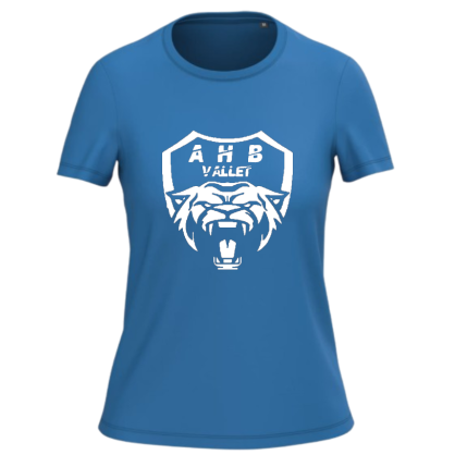 Tee-shirt coton Bio bleu Adulte - AHB VALLET