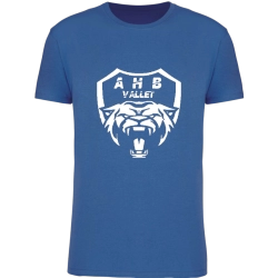 Tee-shirt coton Bio bleu Enfant - AHB VALLET