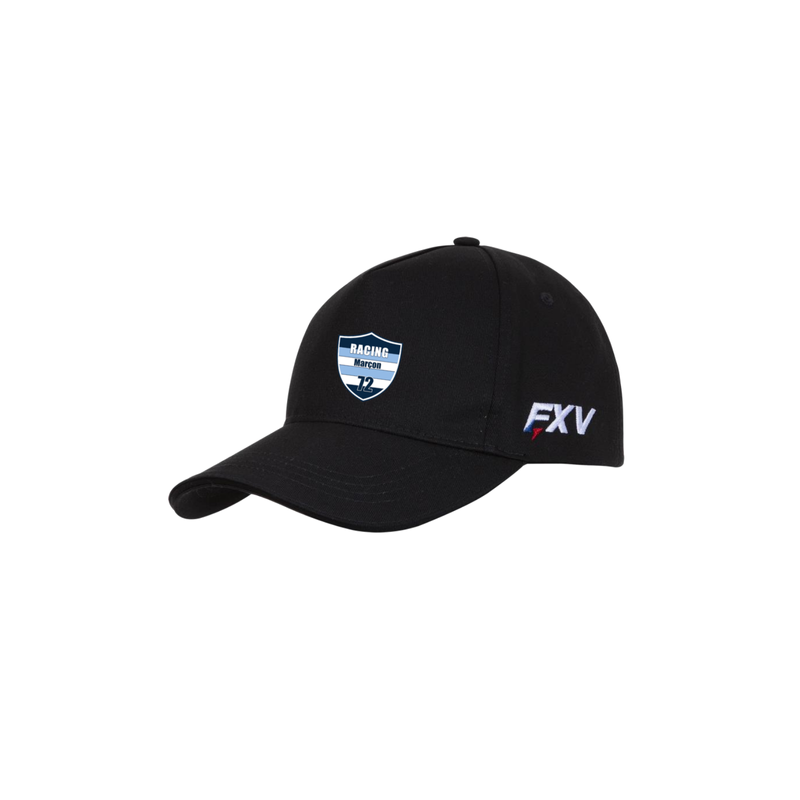 Casquette Force XV Noir Racing Marçon 72 (logo brodé)