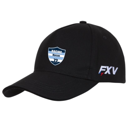 Casquette Force XV Noir Racing Marçon 72 (logo brodé)