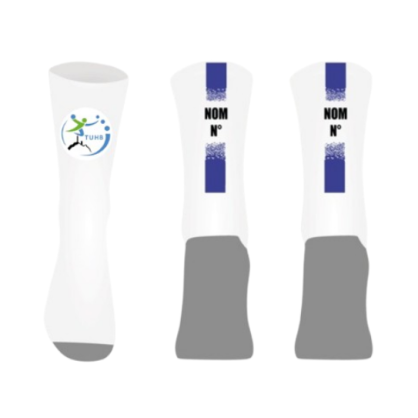 Chaussettes personnalisées Logo TUHB + Nom + Numéro