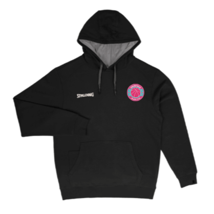 Sweat à capuche Noir Spalding Courville Basket Club