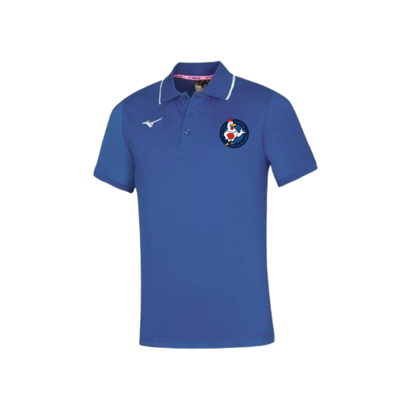 Polo Mizuno Bleu La P'tite Balle Louésienne