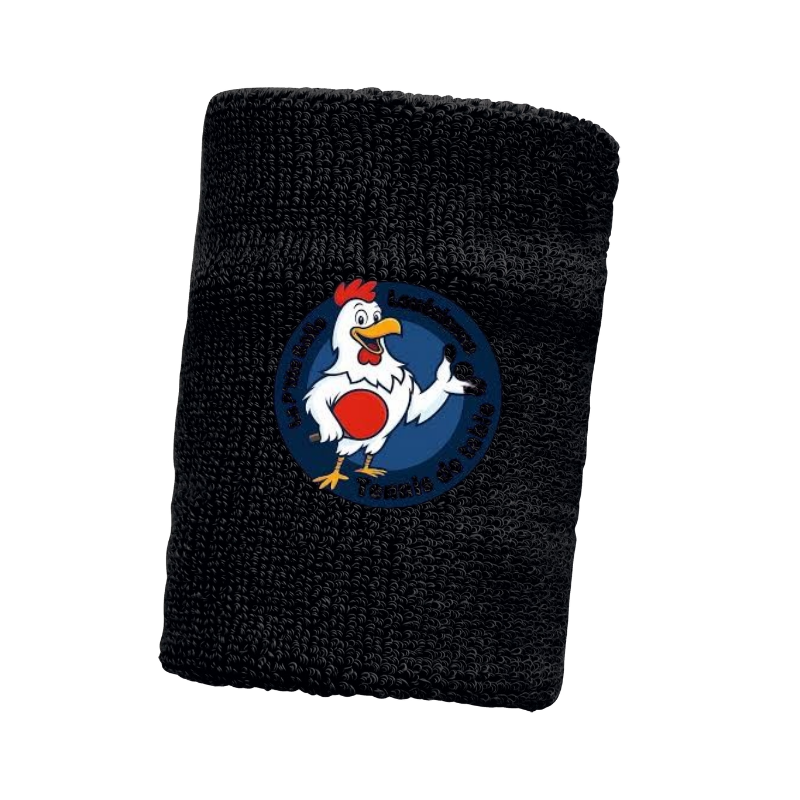 Poignet éponge Noir La P'tite Balle Louésienne