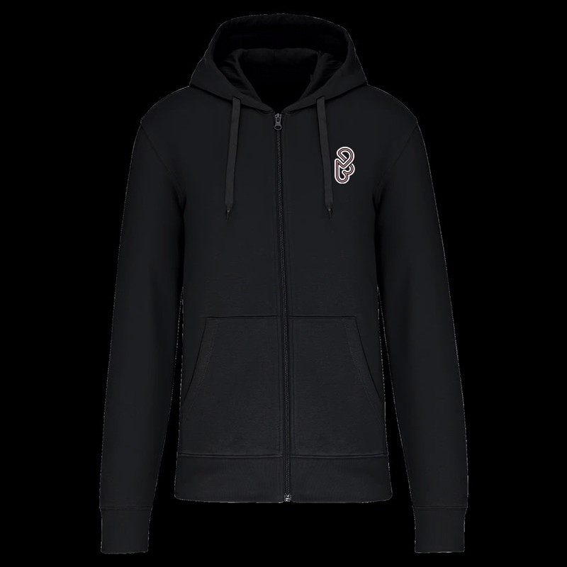 Veste à capuche ADB Racing Noir