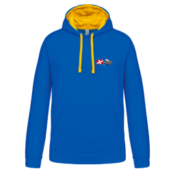 Sweat Capuche Cléder Taninges Royal Jaune