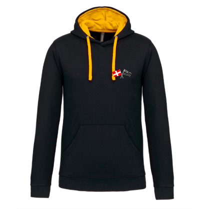 Sweat Capuche Cléder Taninges Noir Or