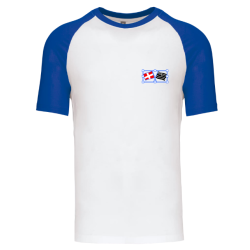 T-shirt Cléder Taninges Blanc Bleu