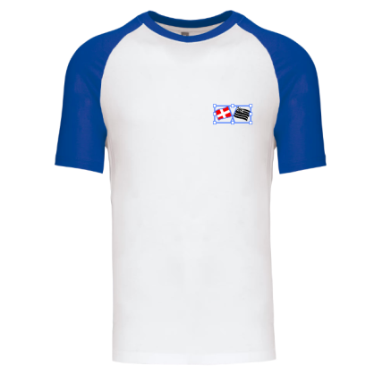 T-shirt Cléder Taninges Blanc Bleu