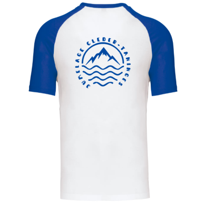T-shirt Cléder Taninges Blanc Bleu
