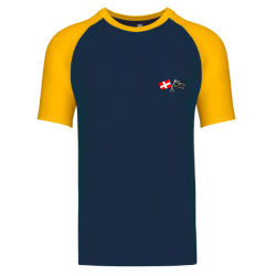 T-shirt Cléder Taninges Marine Or