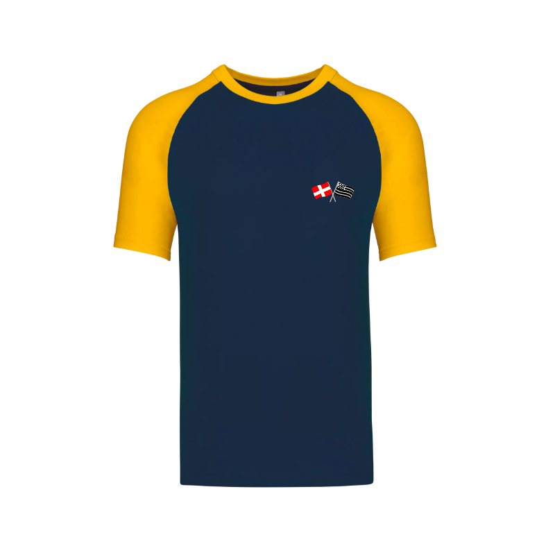 T-shirt Cléder Taninges Marine Or