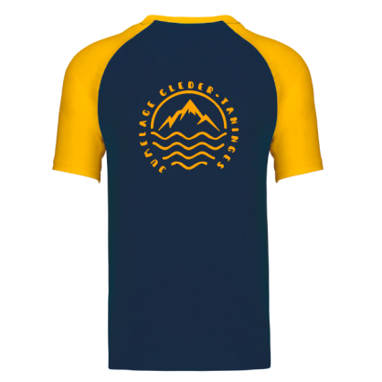 T-shirt Cléder Taninges Marine Or