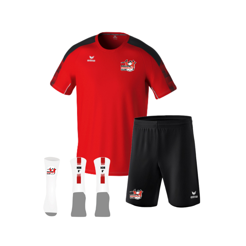 Pack Enfant Maillot + Short + Chaussettes personnalisées BHBC