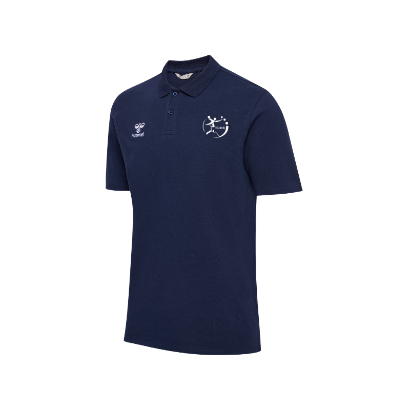 Polo Bleu marine Coton Hummel TUHB