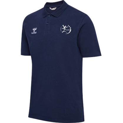 Polo Bleu marine Coton Hummel TUHB