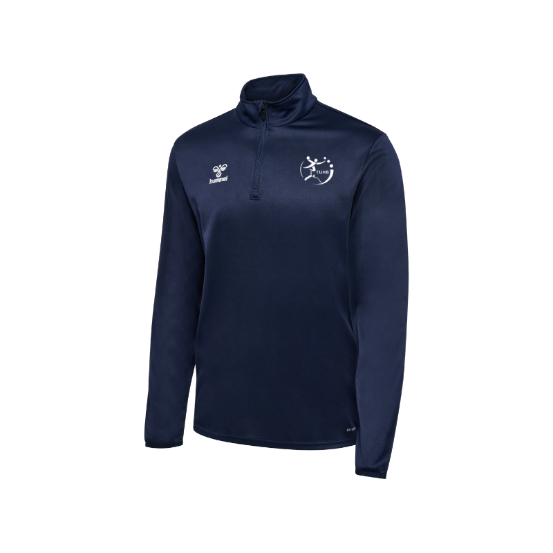 Veste demi-zip Bleu marine Hummel TUHB