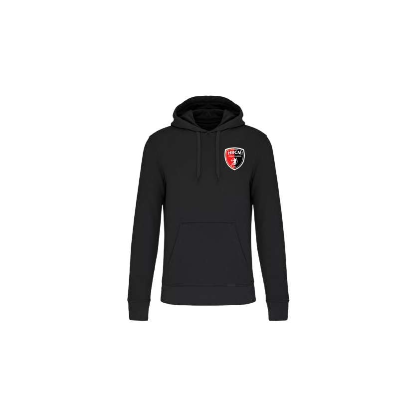 Sweat à capuche avec design dos - noir, enfant - HBC MARSIEN