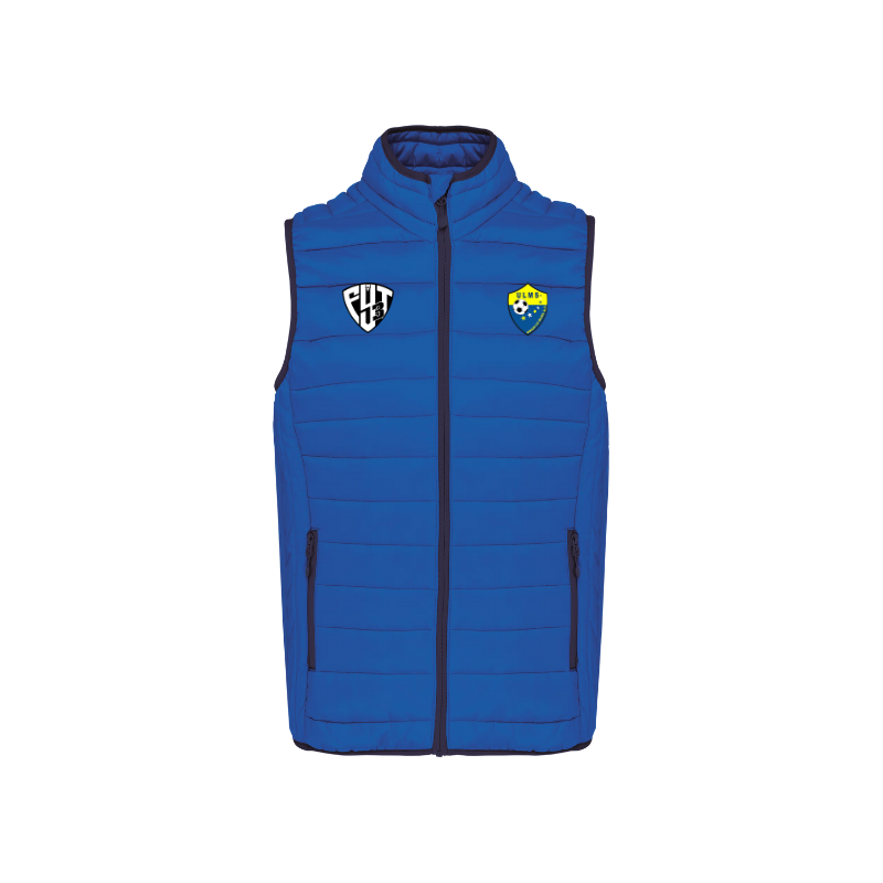 Doudoune sans manches Bleu Union Le Mans Sud