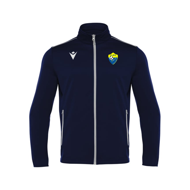 Sweat zippé Macron Bleu marine Union Le Mans Sud